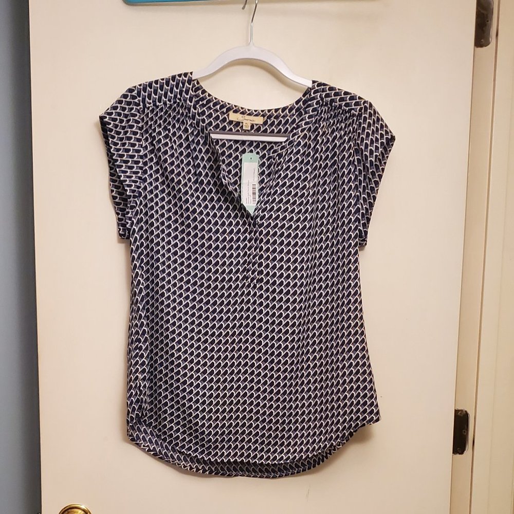 Bettola Split Neck Blouse